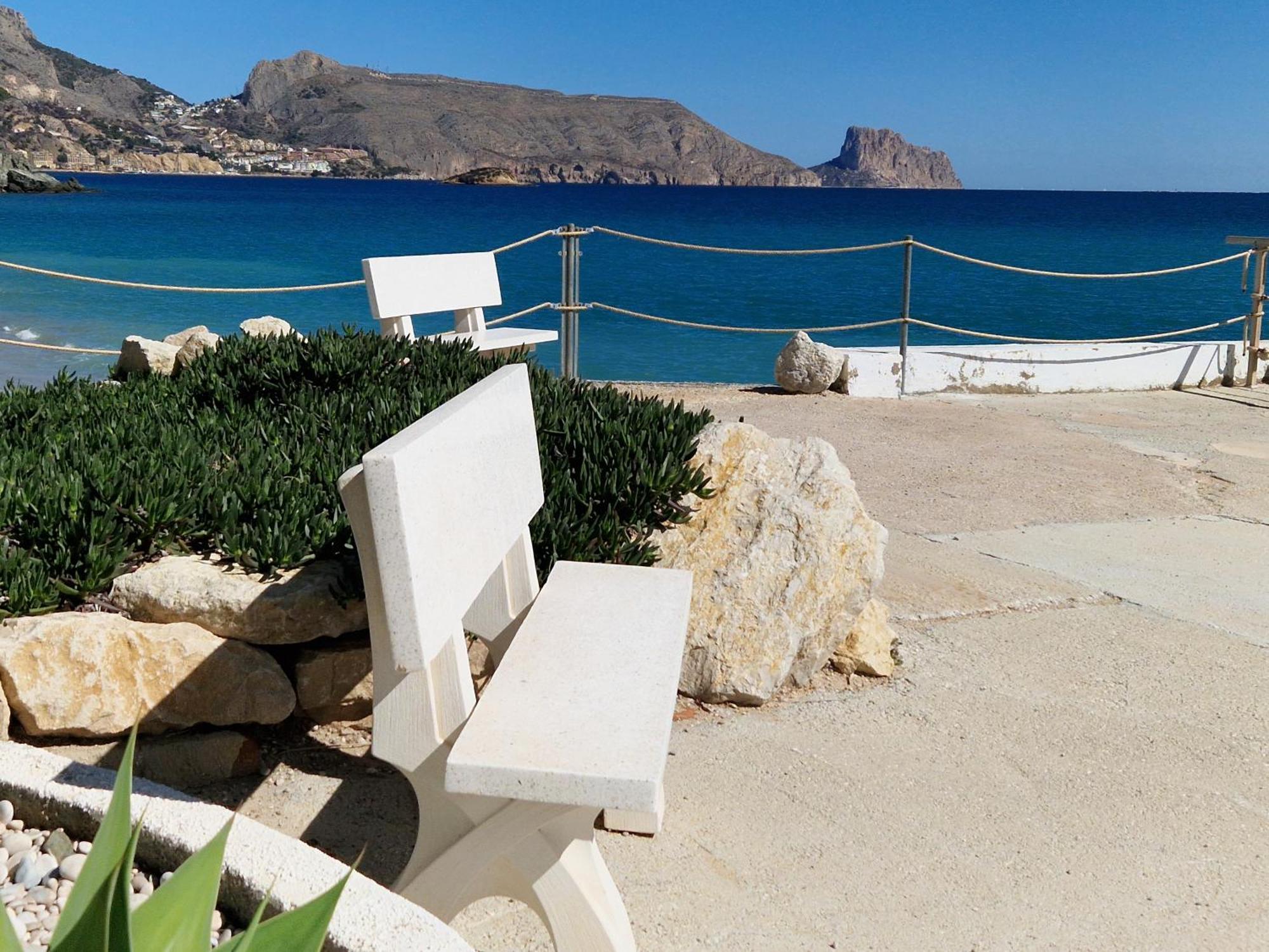 Azul - Estudio Con Vistas Al Mar, Piscina Y Acceso Directo A La Playa By Redi Altea Eksteriør billede
