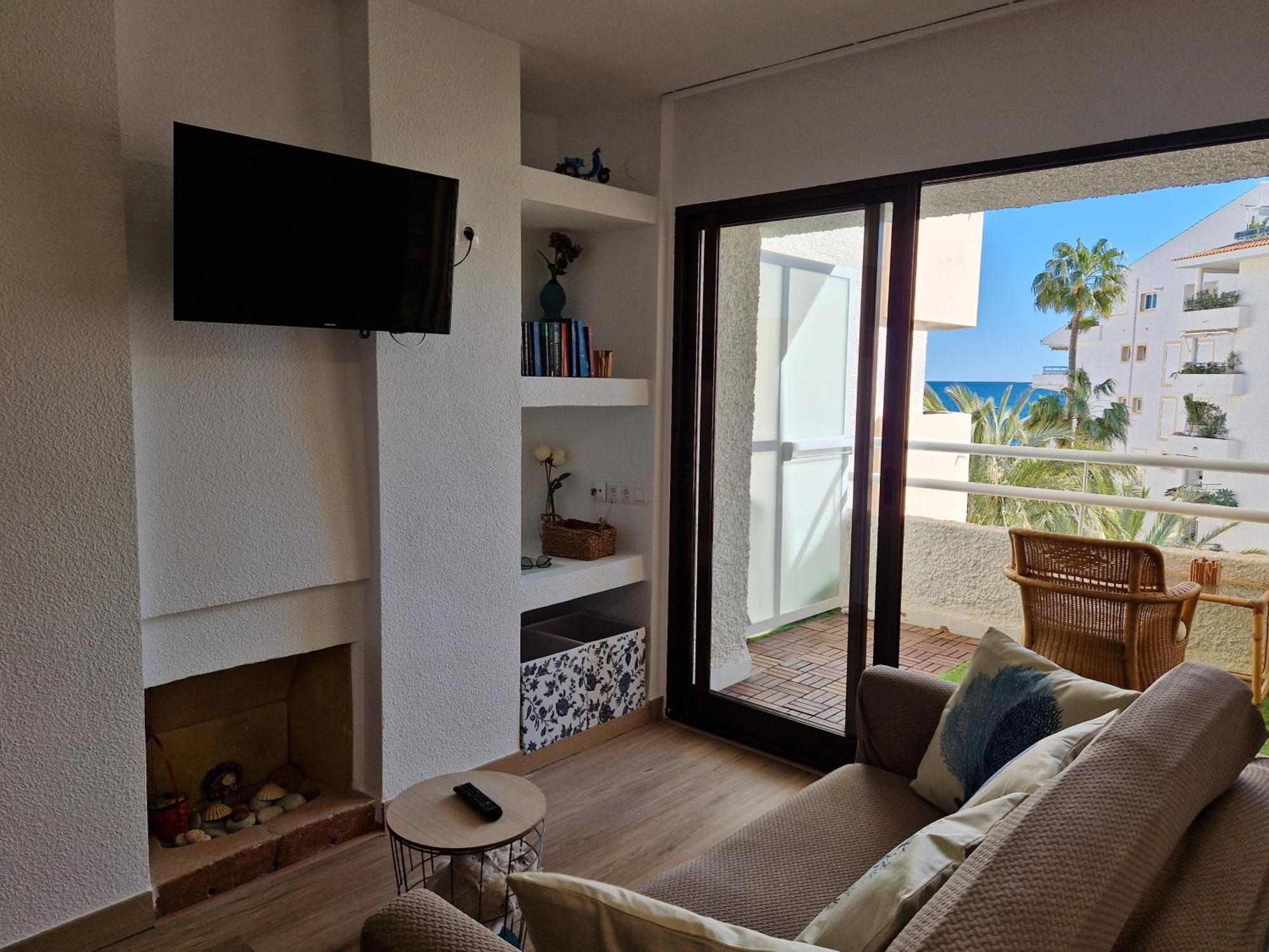 Azul - Estudio Con Vistas Al Mar, Piscina Y Acceso Directo A La Playa By Redi Altea Eksteriør billede
