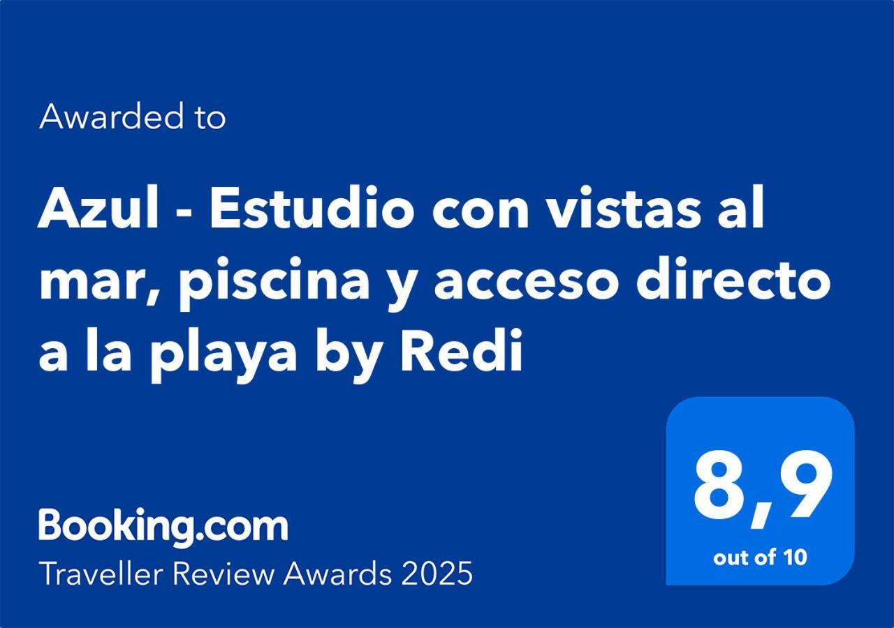 Azul - Estudio Con Vistas Al Mar, Piscina Y Acceso Directo A La Playa By Redi Altea Eksteriør billede
